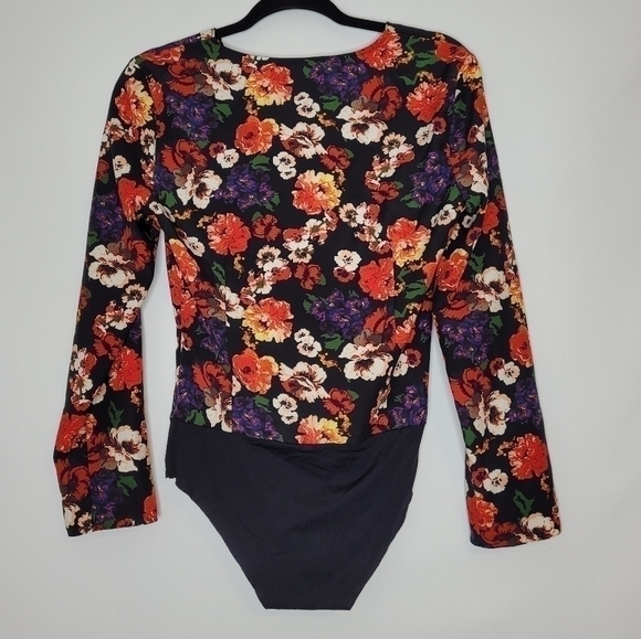 Zara Floral And Black Body Suit - Picture 8 of 12